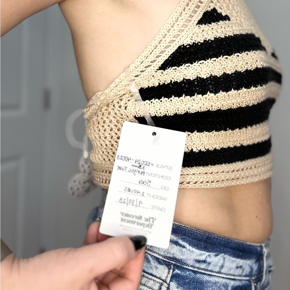 Crochet Knit Summer Beach Halter Top - Picture 6 of 7